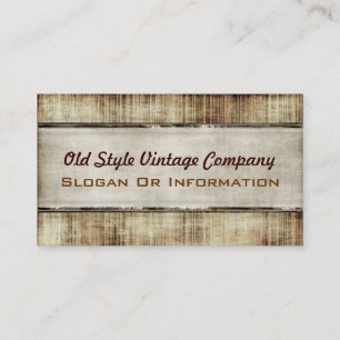 Vintage Business-Karten im alten Stil Visitenkarte