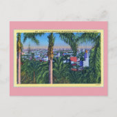 Vintage Business Section Hollywood CAL Postkarte (Vorderseite)