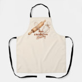 Vintage Buttercream Bakery Branding Schürze (Vorderseite)
