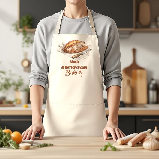 Vintage Buttercream Bakery Business Schürze