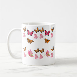 Vintage Butterflies – Colorful Entomology Illustra Kaffeetasse