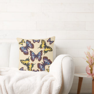 Vintage Butterflies Kissen