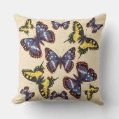 Vintage Butterflies Kissen (Vorderseite)