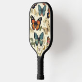 Vintage Butterfly-Monogramm Pickleball Schläger (Links)