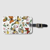 Vintage Butterfly & Moth-Malerei Gepäckanhänger (Vorderseite (Horizontal))