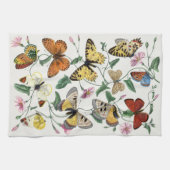 Vintage Butterfly & Moth-Malerei Geschirrtuch (Horizontal)