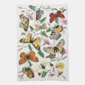 Vintage Butterfly & Moth-Malerei Geschirrtuch (Vertikal)