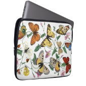 Vintage Butterfly & Moth-Malerei Laptopschutzhülle (Vorne Rechts)