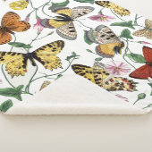 Vintage Butterfly & Moth-Malerei Sherpadecke (3/4)