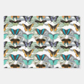 Vintage Butterfly & Schlange Gotische Natur Geschenkpapier Set (Vorderseite)
