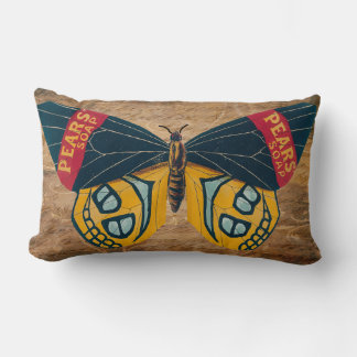 Vintage Butterfly-Seifenwerbung Lendenkissen