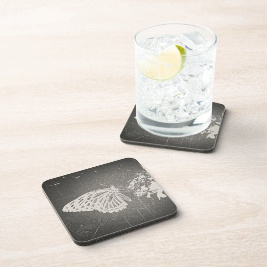 Vintage Butterfly-Untersetzer Getränkeuntersetzer (Rechte Seite)