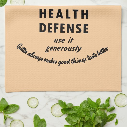 Vintage Butterwerbung 1941 Geschirrtuch (Gefaltet)