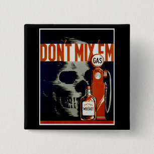 Vintage-Button „Don’t Mix ‘Em“ Button