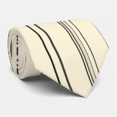 Vintage Button-Streifen Krawatte (Gerollt)