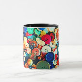 Vintage Buttons Tasse (Zentrum)
