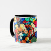 Vintage Buttons Tasse (Vorderseite Links)