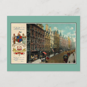 Vintage ca 1900 Birmingham Corporation Street Postkarte