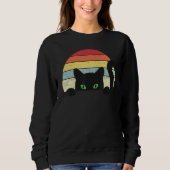 Vintage Ca  Retro Kitten Cats Sweatshirt (Vorderseite)