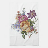 Vintage Cabbage Rose Elegance  Kitchen Towels Geschirrtuch (Vertikal)