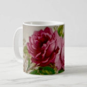 Vintage Cabbage Rose Elegante Kaffeetasse