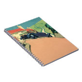 Vintage Cabrio-Straße im Land Notizblock (Rechte Seite)