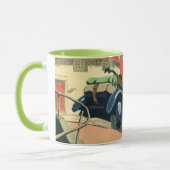 Vintage Cabrio-Straße im Land Tasse (Links)