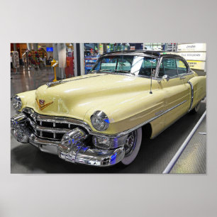 Vintage Cadillac Cabrio Coupe Serie Poster