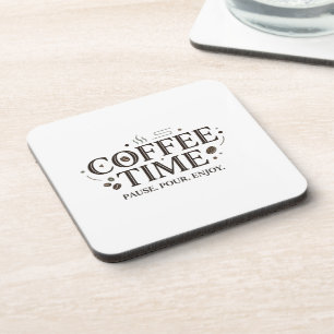 Vintage-Café-Liebhaber-Design Getränkeuntersetzer