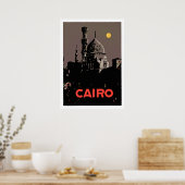 Vintage-Cairo-Plakat Poster (Küche)