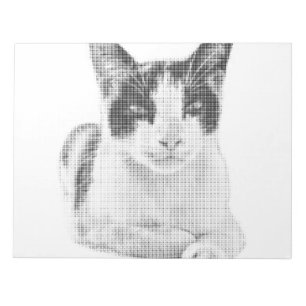 Vintage Calico Halftone Notizblock