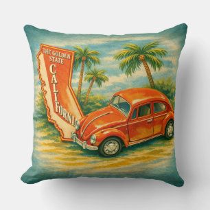 Vintage California Stimmung Kissen