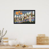 Vintage California Travel Poster (Küche)