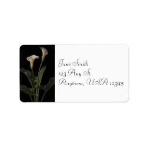 Vintage Calla Lilies-Adressmarken Adressaufkleber