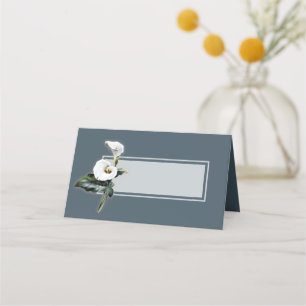 Vintage Calla Lily Wedding Folding Platzkarte