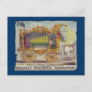 Vintage-Calliope-Kunst auf Bekleidung und Geschenk Postkarte