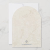 Vintage Cameo Love Wedding Invitation Einladung (Rückseite)