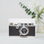 VINTAGE CAMERA 12 German Rangefinder by L - Postkarte (Stehend Vorderseite)