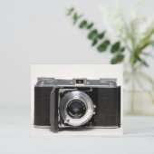 VINTAGE CAMERA 5 Deutsche Faltkamera Postkarte (Stehend Vorderseite)