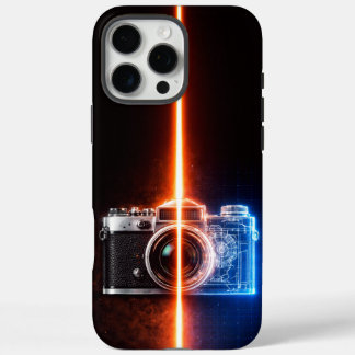 Vintage Camera Blueprint  iPhone 16 Pro Max Hülle