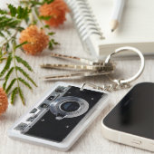 VINTAGE CAMERA Collection 01 Monogramm ADSK Schlüsselanhänger (Vorderseite rechts)