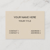 Vintage Camera Funny Photographer  Visitenkarte (Rückseite)