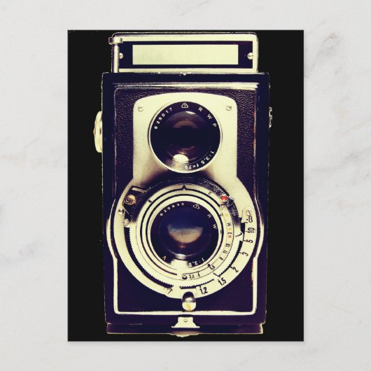 Vintage Camera Postkarte (Vorderseite)