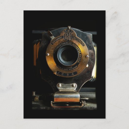 Vintage Camera-Postkarte Postkarte (Vorderseite)