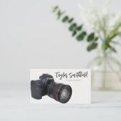 Vintage Camera Videography Visitenkarte (Stehend Vorderseite)