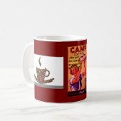 "Vintage Camp Kaffee" Kaffeetasse (Vorderseite Links)