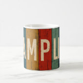 Vintage Camp Life Typography Kaffeetasse (Mittel)