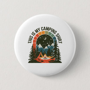 Vintage Camper Dies Ist Meine Camping-Wanderkleidu Button