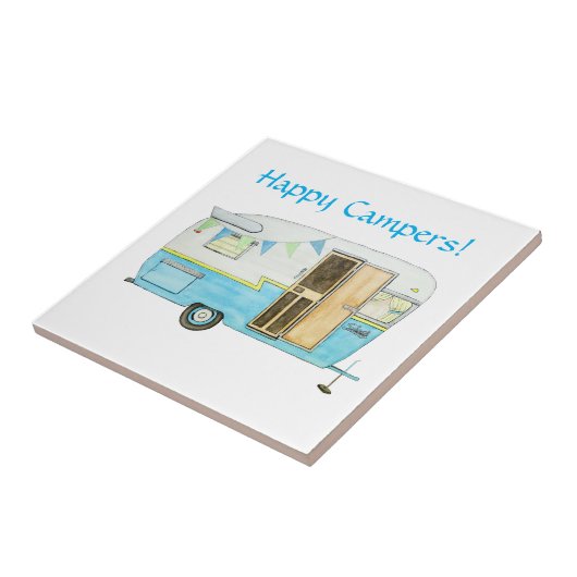 Vintage Camper-Fliese Fliese (Seite)