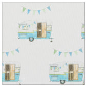 Vintage-Camper-Stoff Stoff (Nahaufnahme)